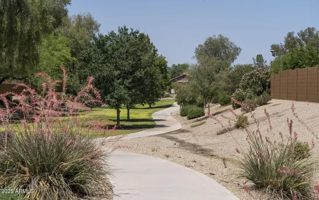 a view of a lake with a house