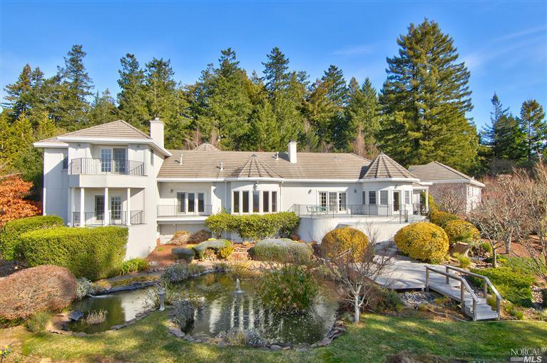 858 Jonive Road Sebastopol, CA 95472 - Photo 1 of 1 a front view of house with yard and trees around