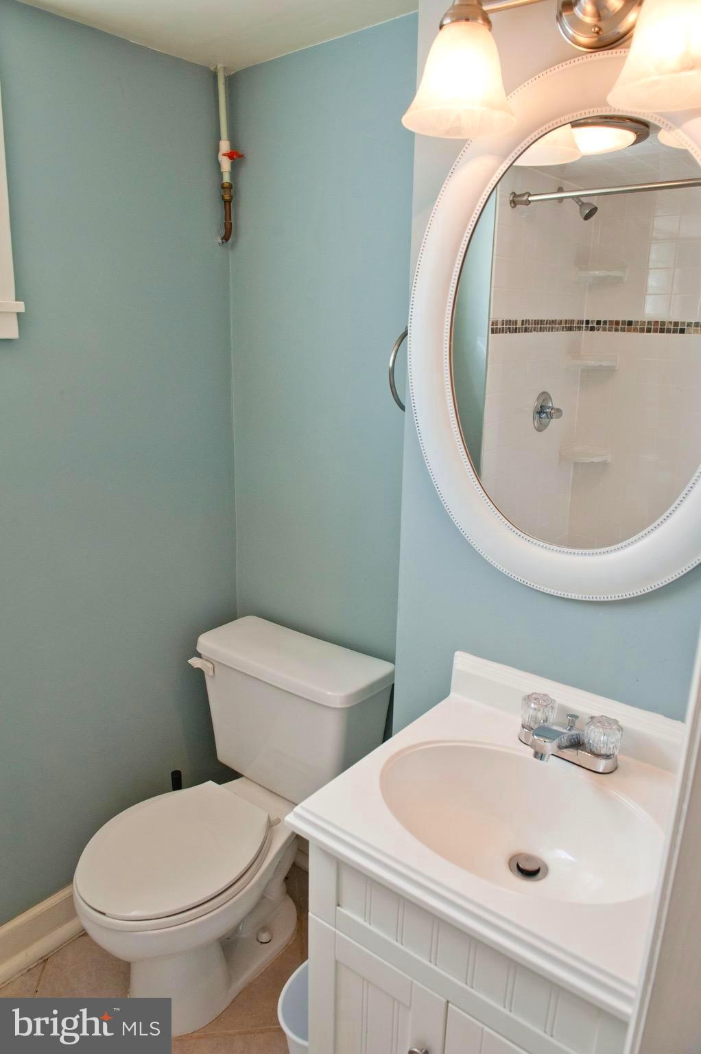308 Kingston Road Baltimore, MD 21229 - Photo 26 of 30 a white toilet sitting next to a bathroom sink