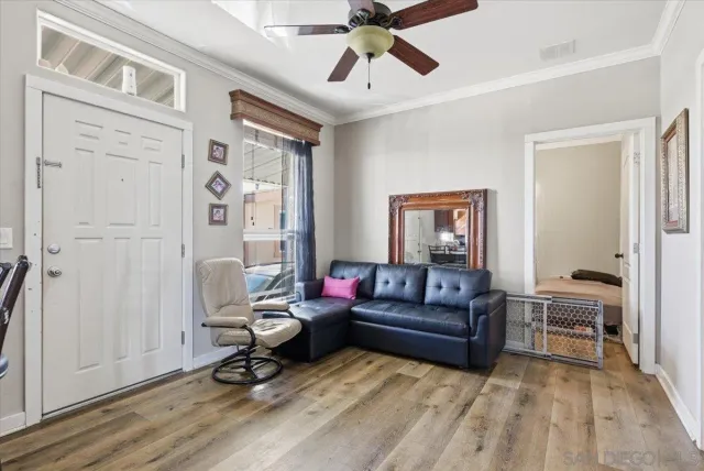 a kitchen with stainless steel appliances a refrigerator and a sink