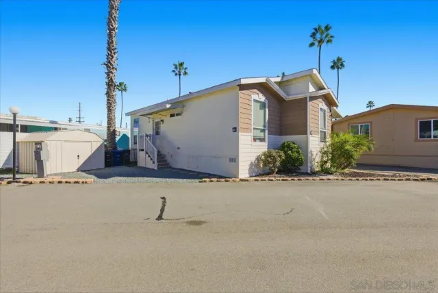 a view of a house with stairs