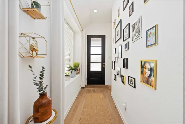 a view of entryway and hall