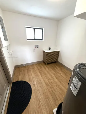 a room with wooden floor