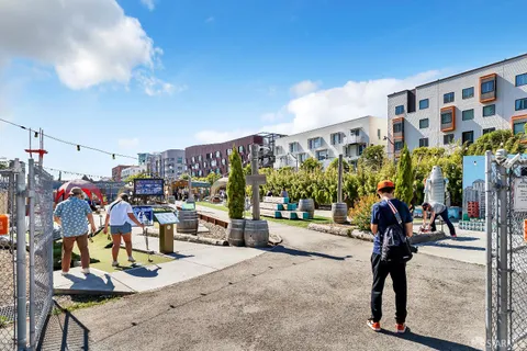 a view of outdoor space with seating area