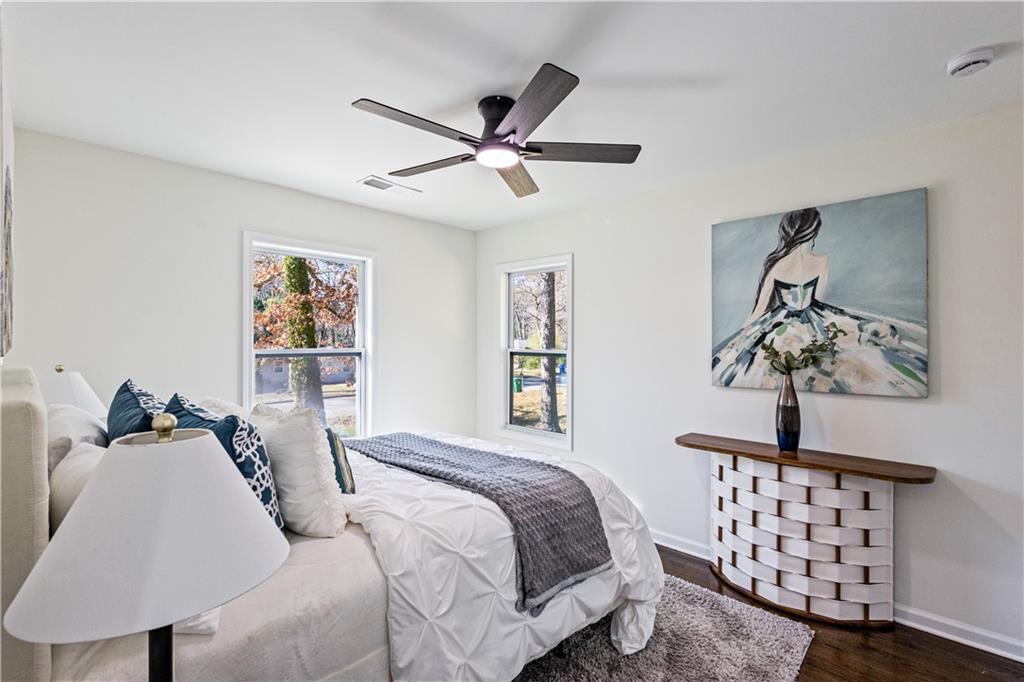 3252 Pinehill Drive Decatur, GA 30032 - Photo 18 of 26 a bedroom with a bed and a window