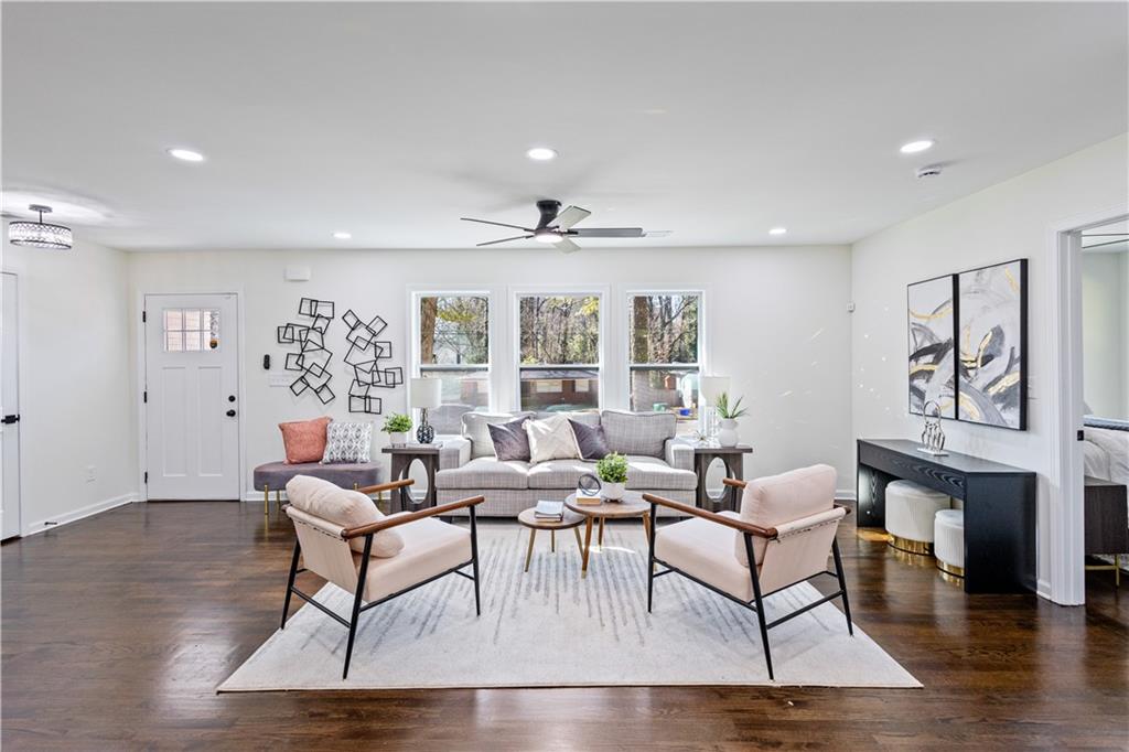 3252 Pinehill Drive Decatur, GA 30032 - Photo 6 of 26 a living room with furniture and wooden floor