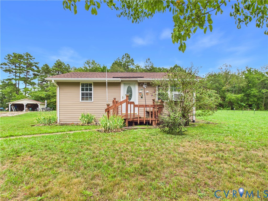 4868 Promise Land Road Appomattox, VA 24522 - Photo 36 of 43 Single-story residence featuring tan siding and a