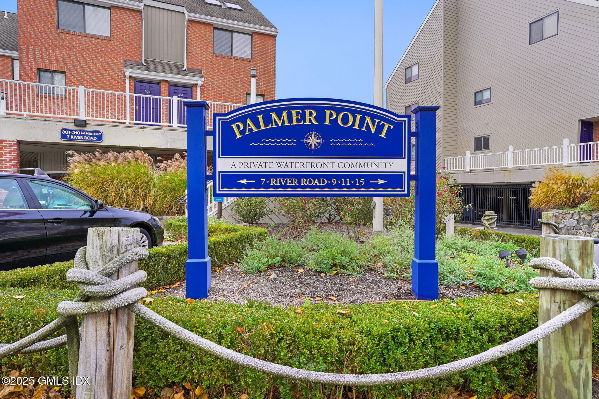 a sign on the side of a building