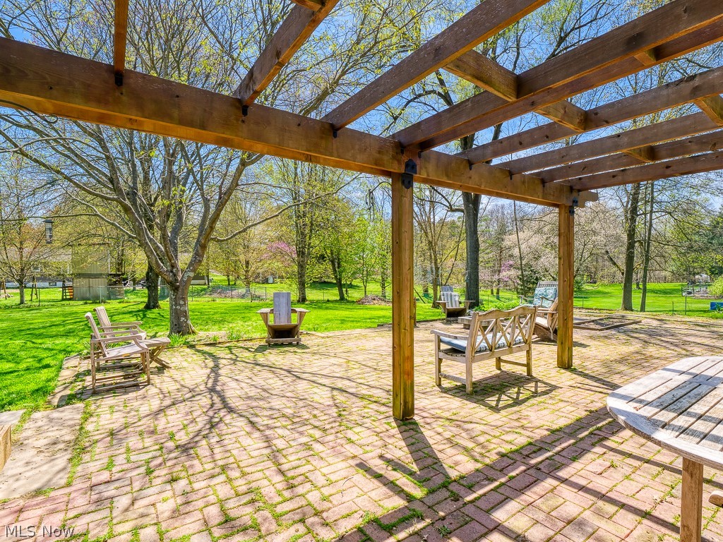 2850 West Bath Road Akron, OH 44333 - Photo 4 of 35 View of patio / terrace with a pergola