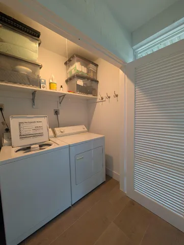 a room with storage and utility