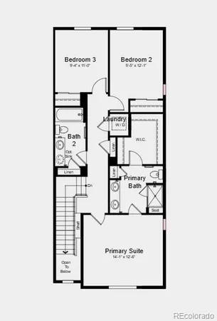 a picture of a room with a door