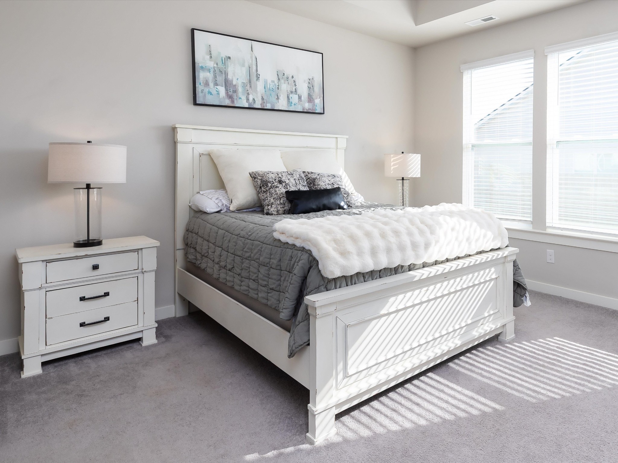 145 Southwind Run Spring Hill, TN 37174 - Photo 21 of 62 a bed room with a bed and a night stand