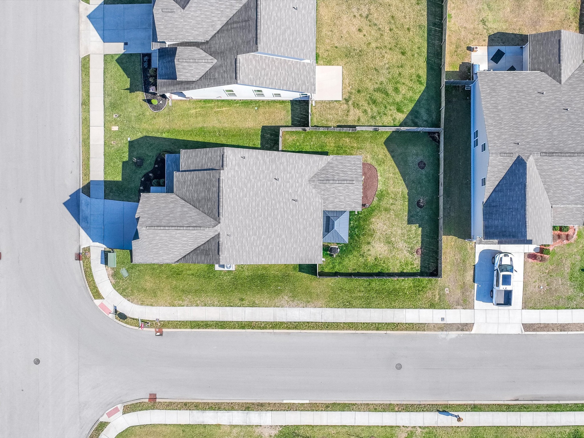 145 Southwind Run Spring Hill, TN 37174 - Photo 60 of 62 an aerial view of a house with a yard and a fountain