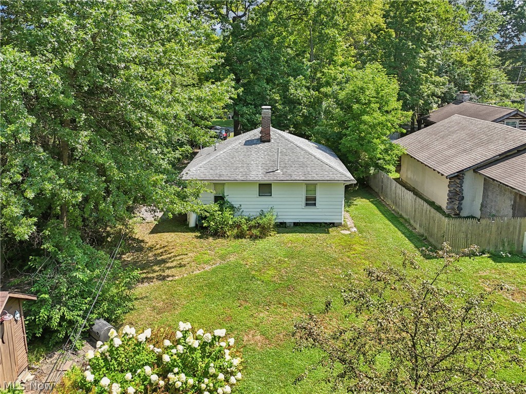 105 Hartzell Road North Benton, OH 44449 - Photo 24 of 33 Aerial view of the back of the property