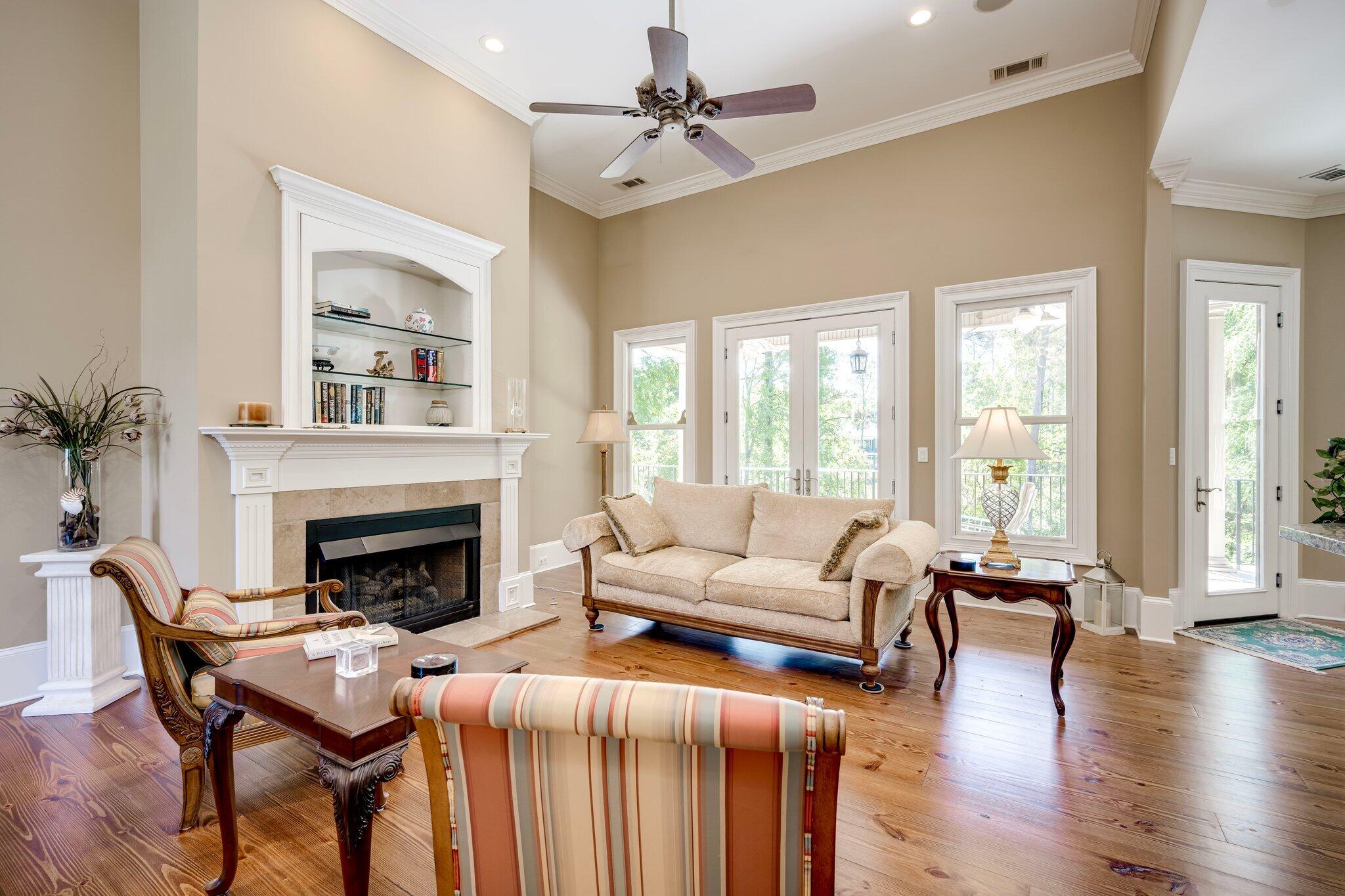 608 Emerald Crossing Evans, GA 30809 - Photo 11 of 67 Main floor family room with fireplace.