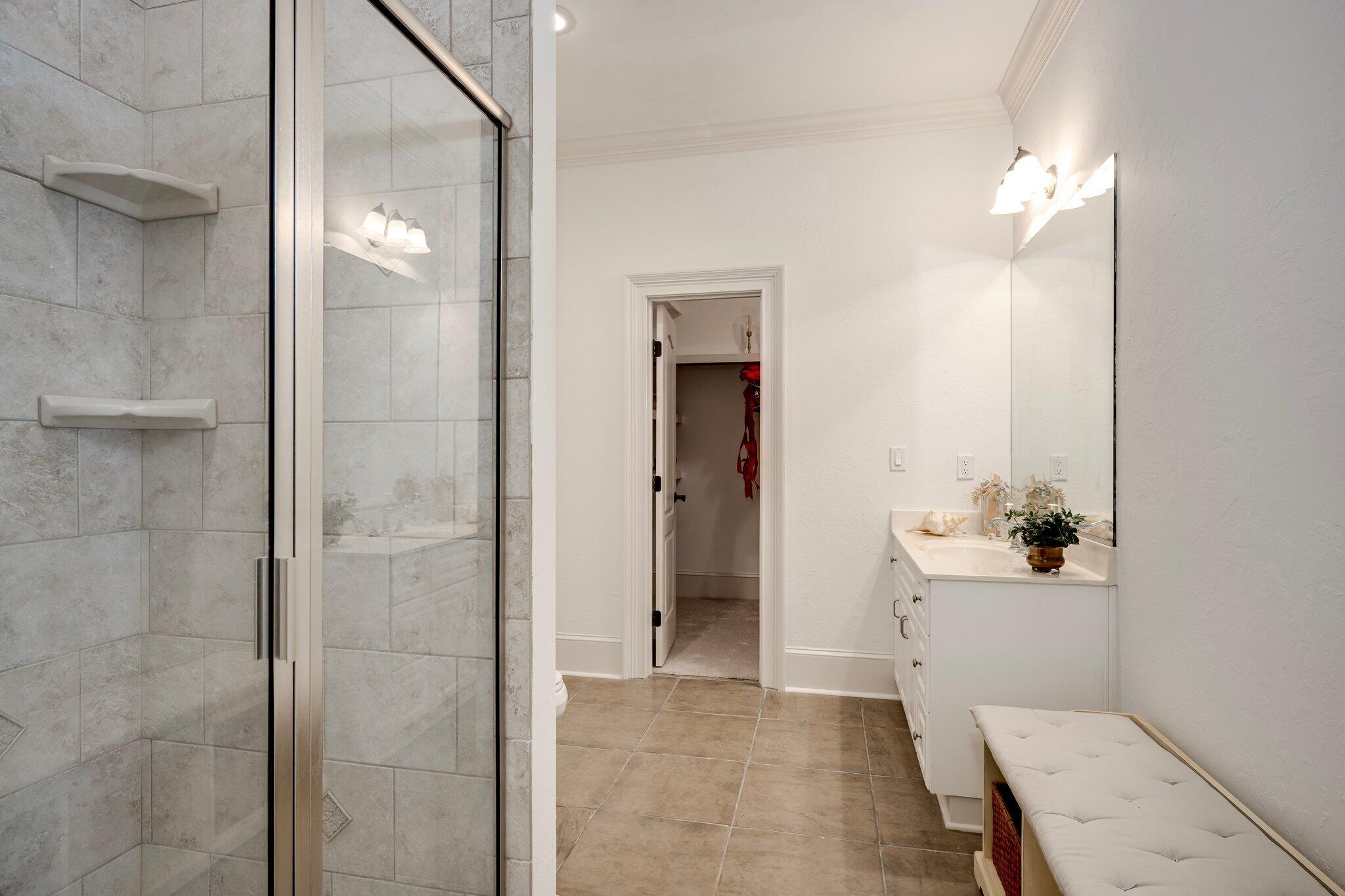 608 Emerald Crossing Evans, GA 30809 - Photo 50 of 67 Lower level full bath, with huge walking closet.