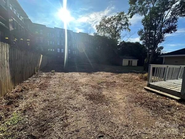 a backyard of a house