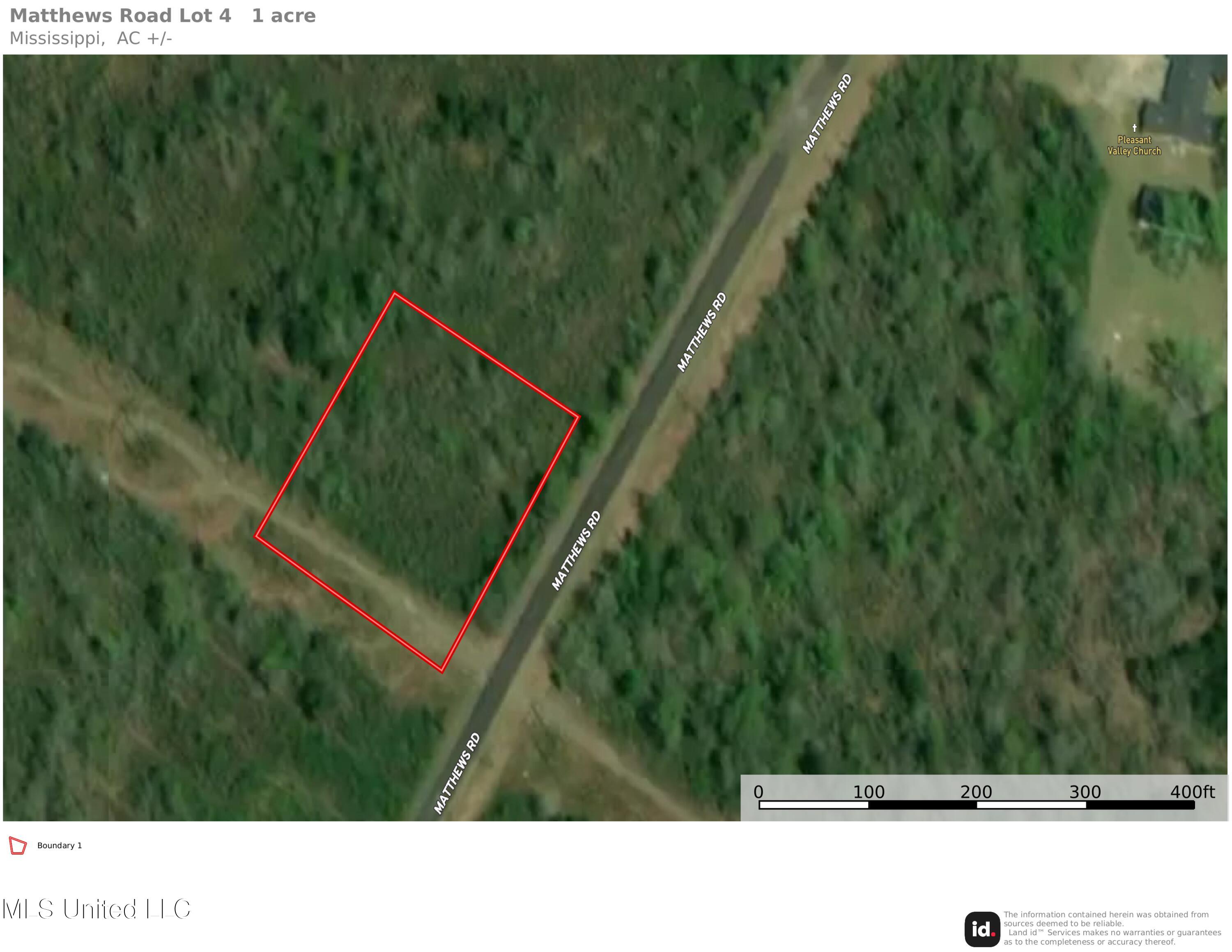 Matthews Tylertown, MS 39667 - Photo 20 of 21 Matthews Road Lot 4 Aerial map