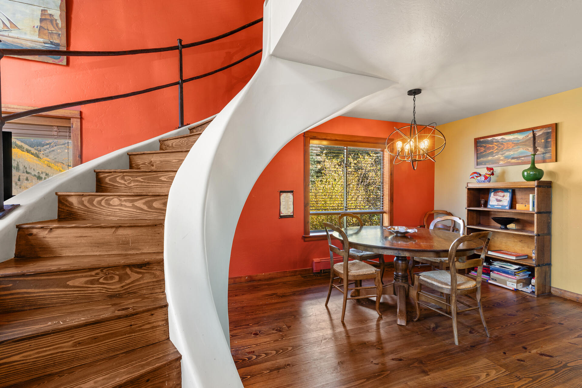 15 South Garfield Street Rico, CO 81332 - Photo 11 of 43 a view of a dining room with furniture window and wooden floor