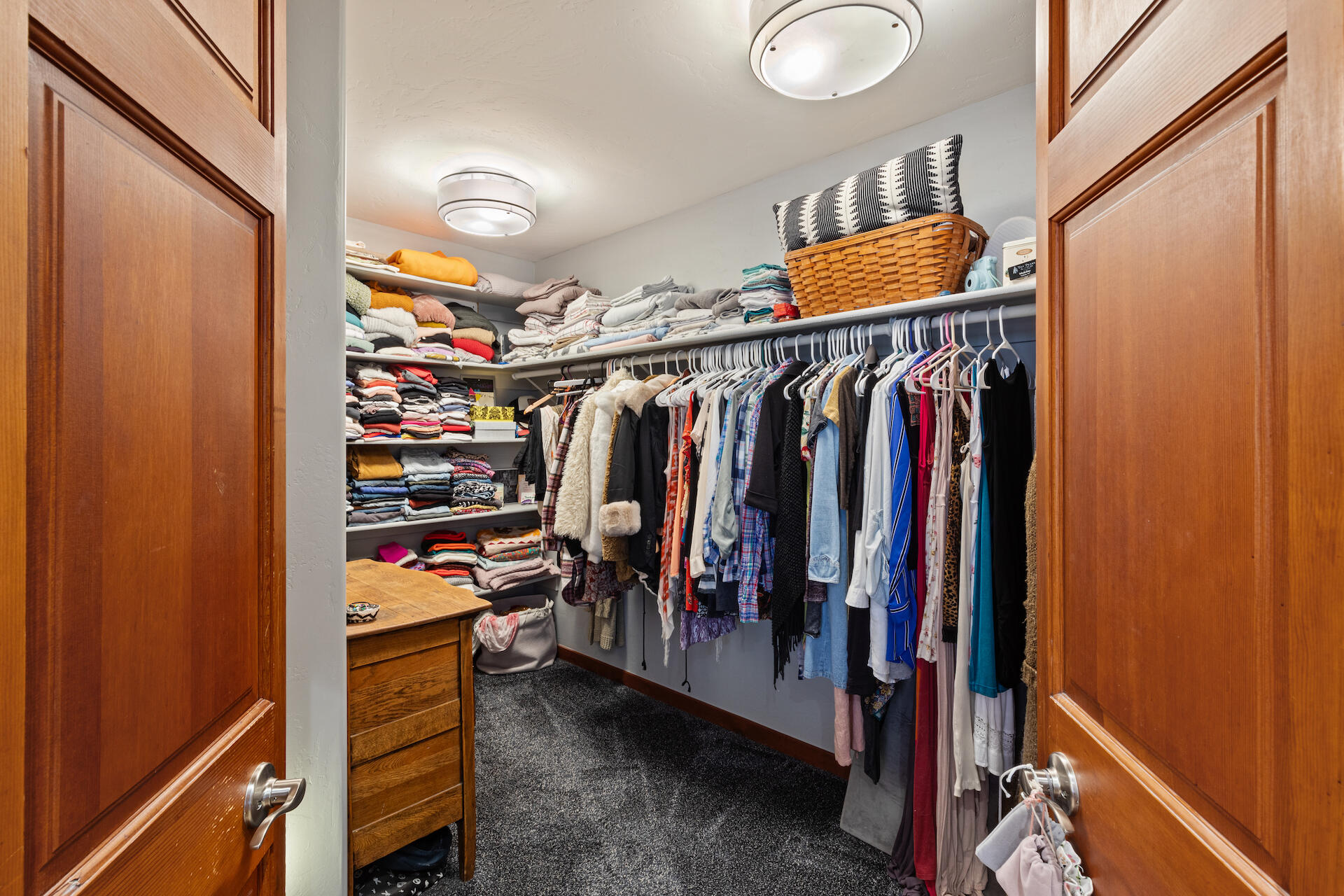 15 South Garfield Street Rico, CO 81332 - Photo 18 of 43 a view of walk in closet with clothes and shoes