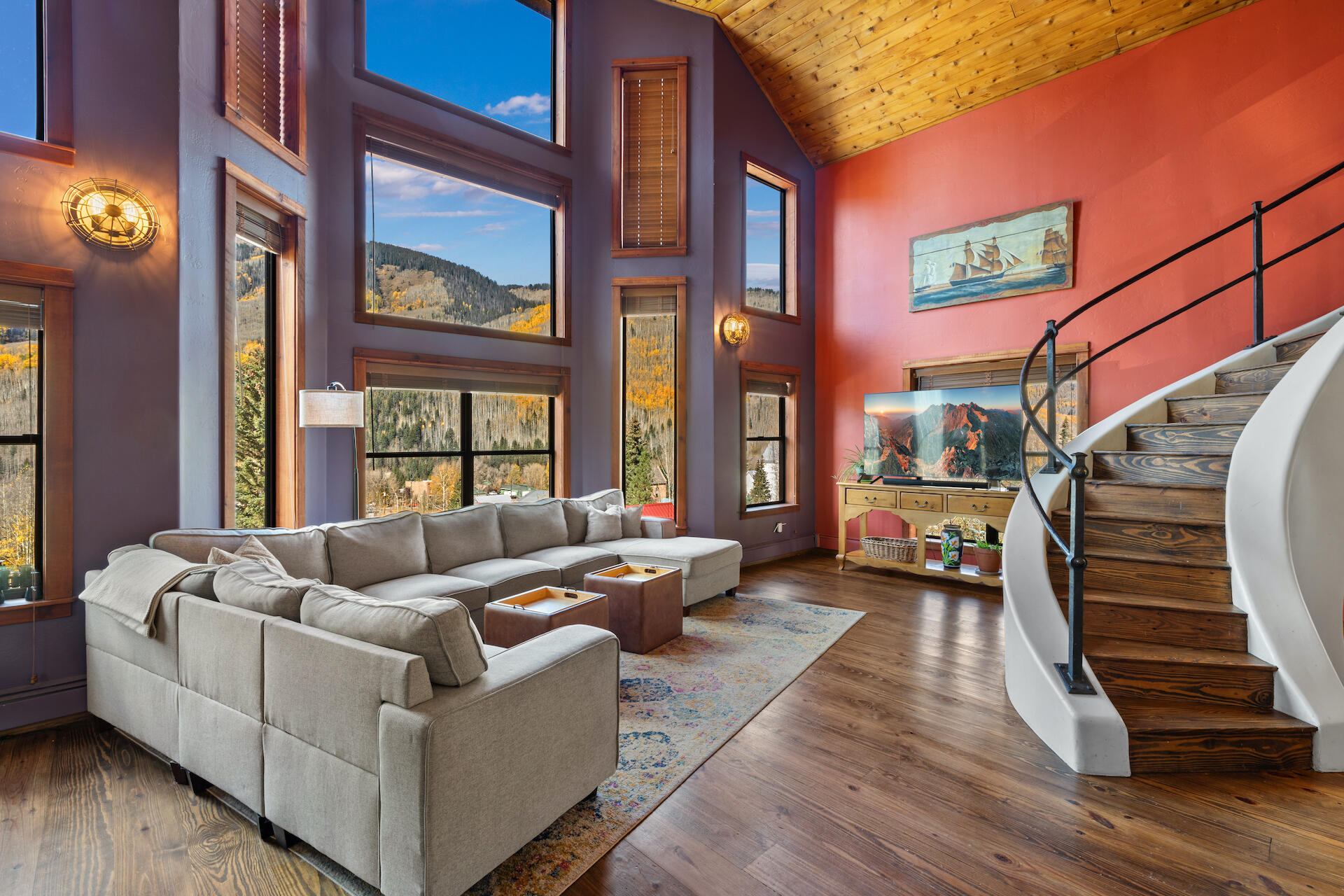 15 South Garfield Street Rico, CO 81332 - Photo 3 of 43 a living room with furniture and a large window