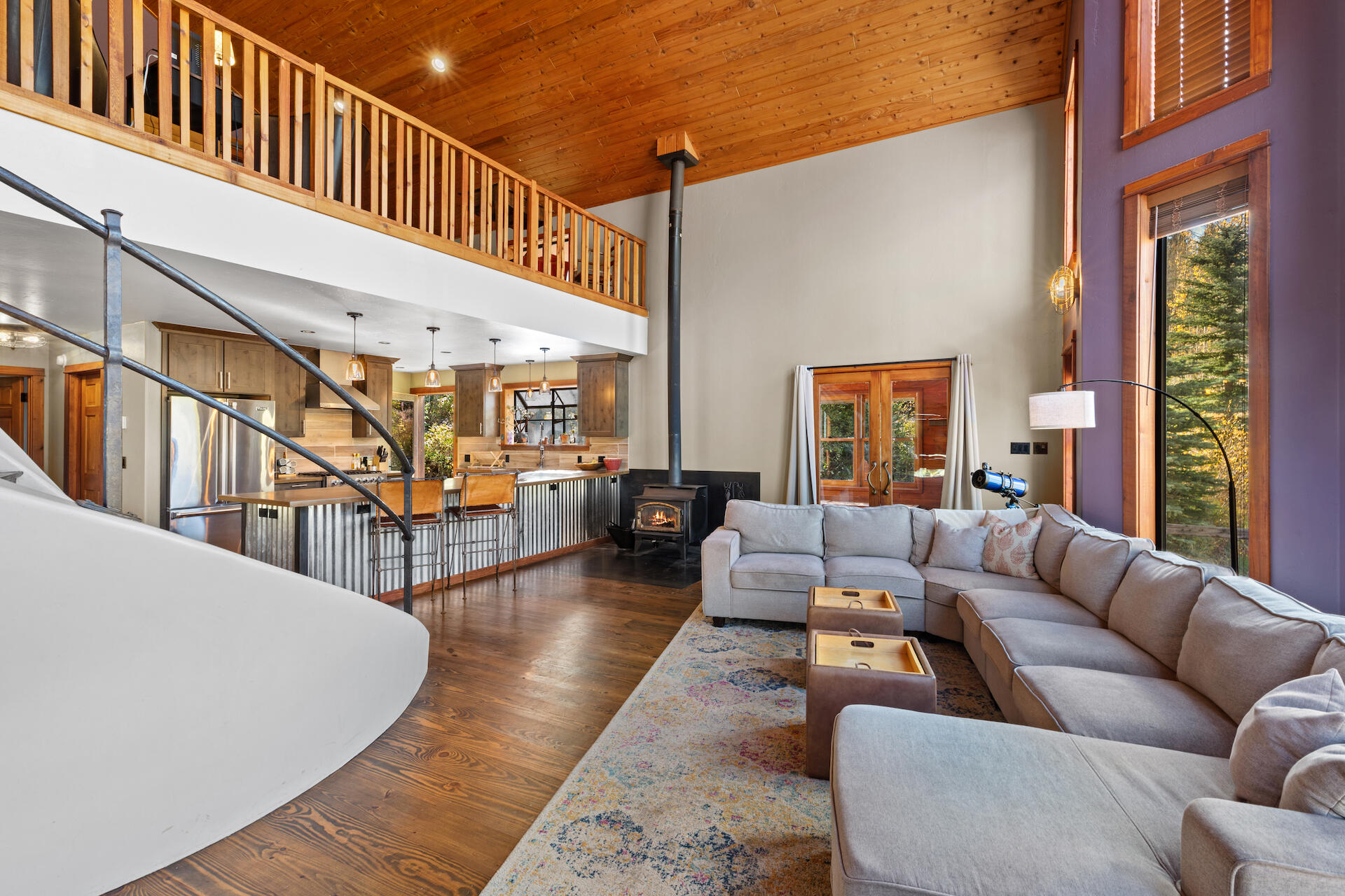 15 South Garfield Street Rico, CO 81332 - Photo 4 of 43 a living room with furniture or stairs and a couch