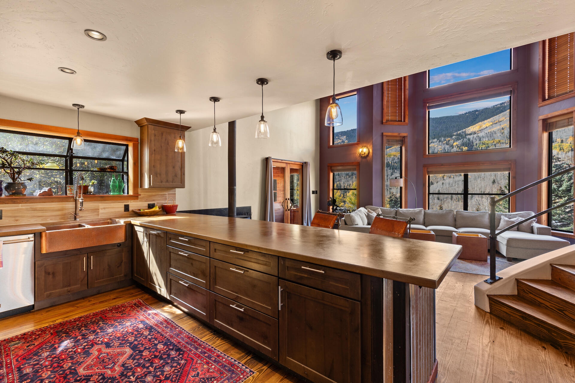 15 South Garfield Street Rico, CO 81332 - Photo 8 of 43 a large kitchen with stainless steel appliances a large counter space