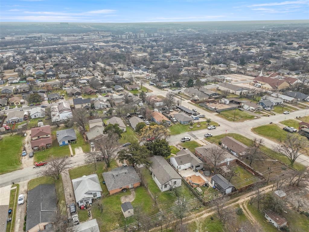 5124 Kilpatrick Avenue Fort Worth, TX 76107 - Photo 27 of 31 an aerial view of residential houses with outdoor space