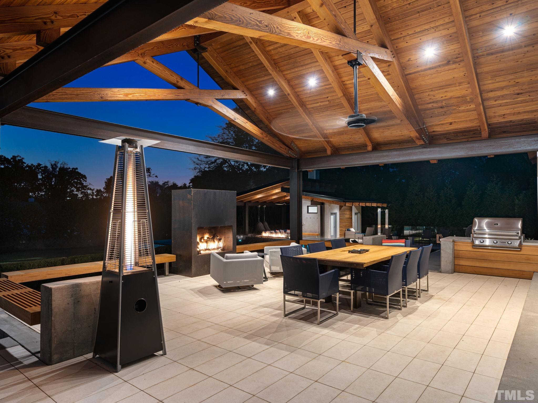 2315 Beechridge Road Raleigh, NC 27608 - Photo 68 of 78 a outdoor space with patio furniture and potted plants