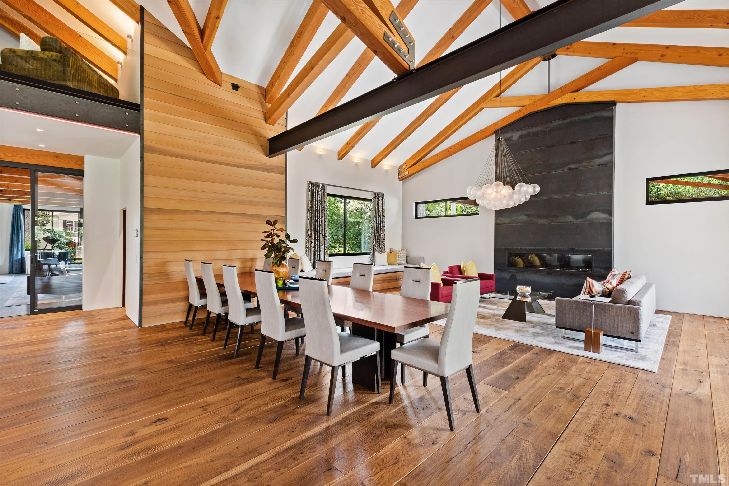 2315 Beechridge Road Raleigh, NC 27608 - Photo 8 of 78 a dining room with furniture and wooden floor
