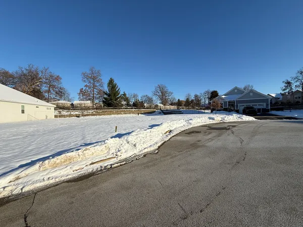 a view of outdoor space with lots of trees