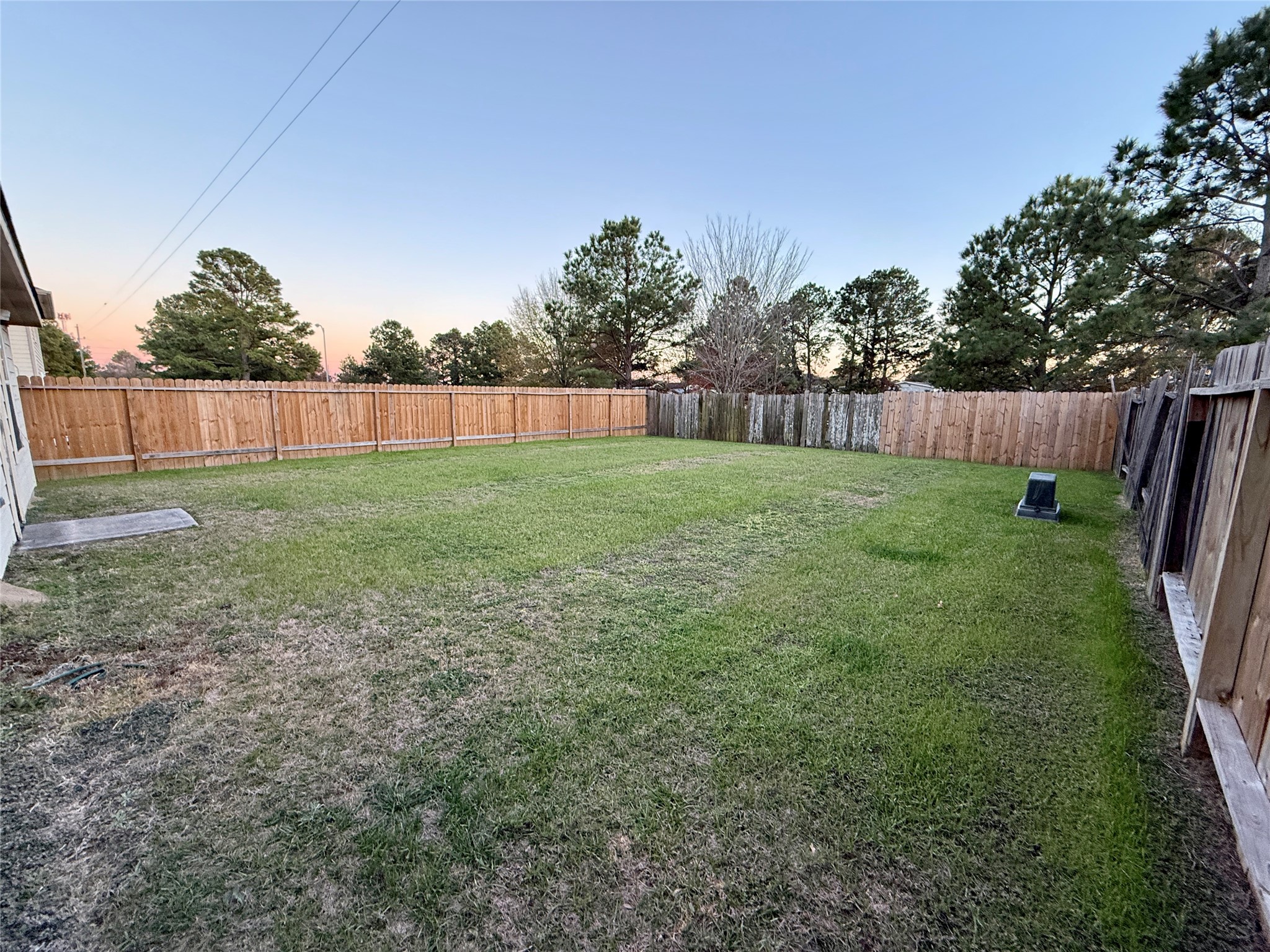 1022 Sycamore Ridge Lane Houston, TX 77073 - Photo 8 of 39 a view of a yard with a fence and trees