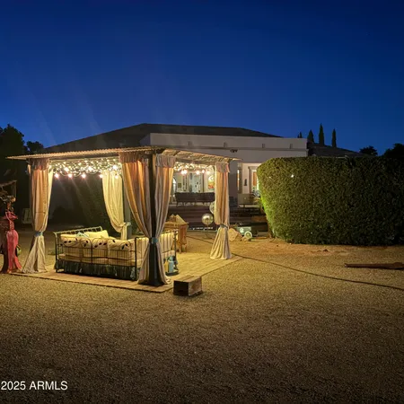 a view of swimming pool from a balcony
