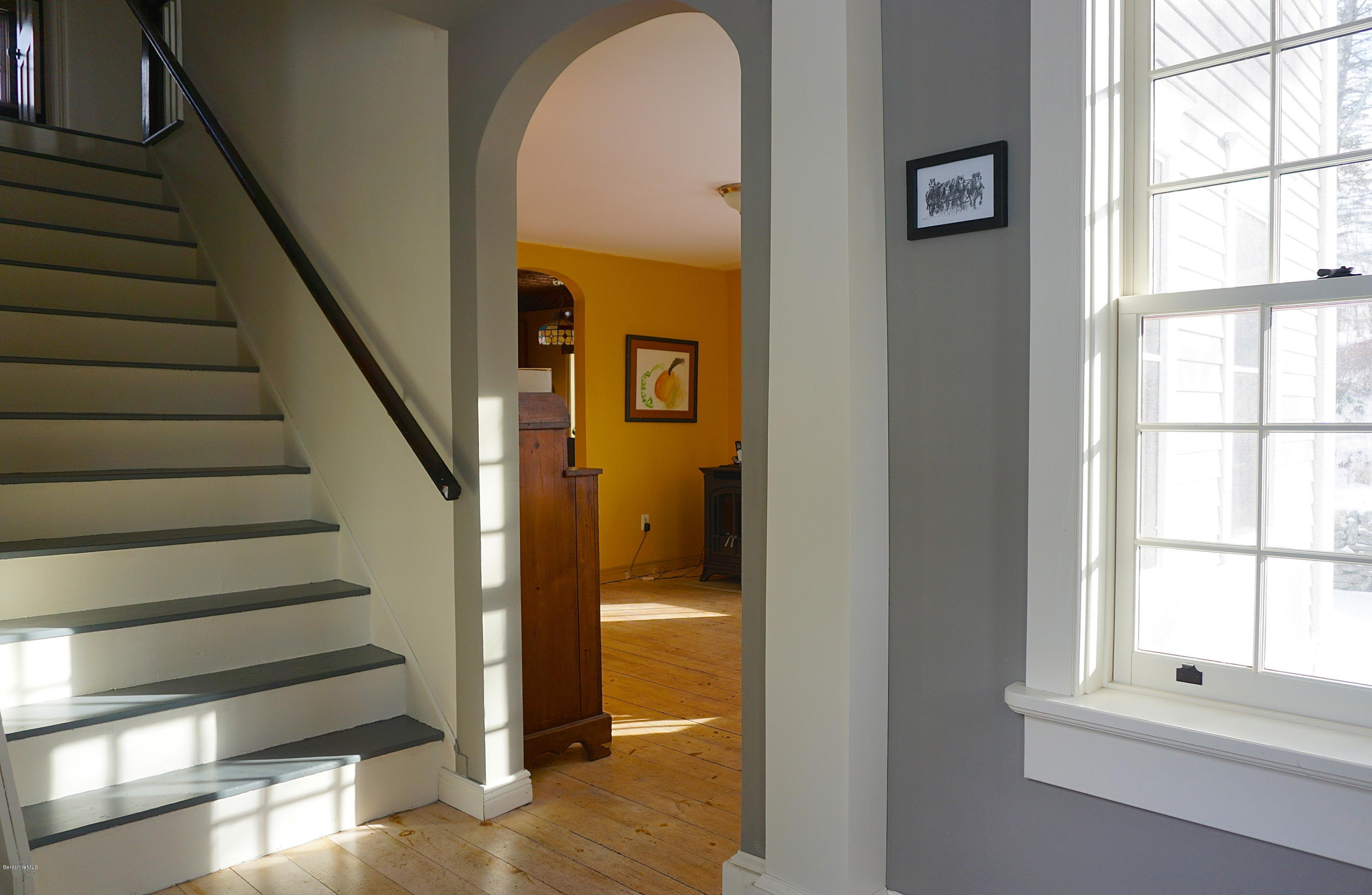 405 Main Road Monterey, MA 01245 - Photo 11 of 26 a view of entryway and hall with wooden floor