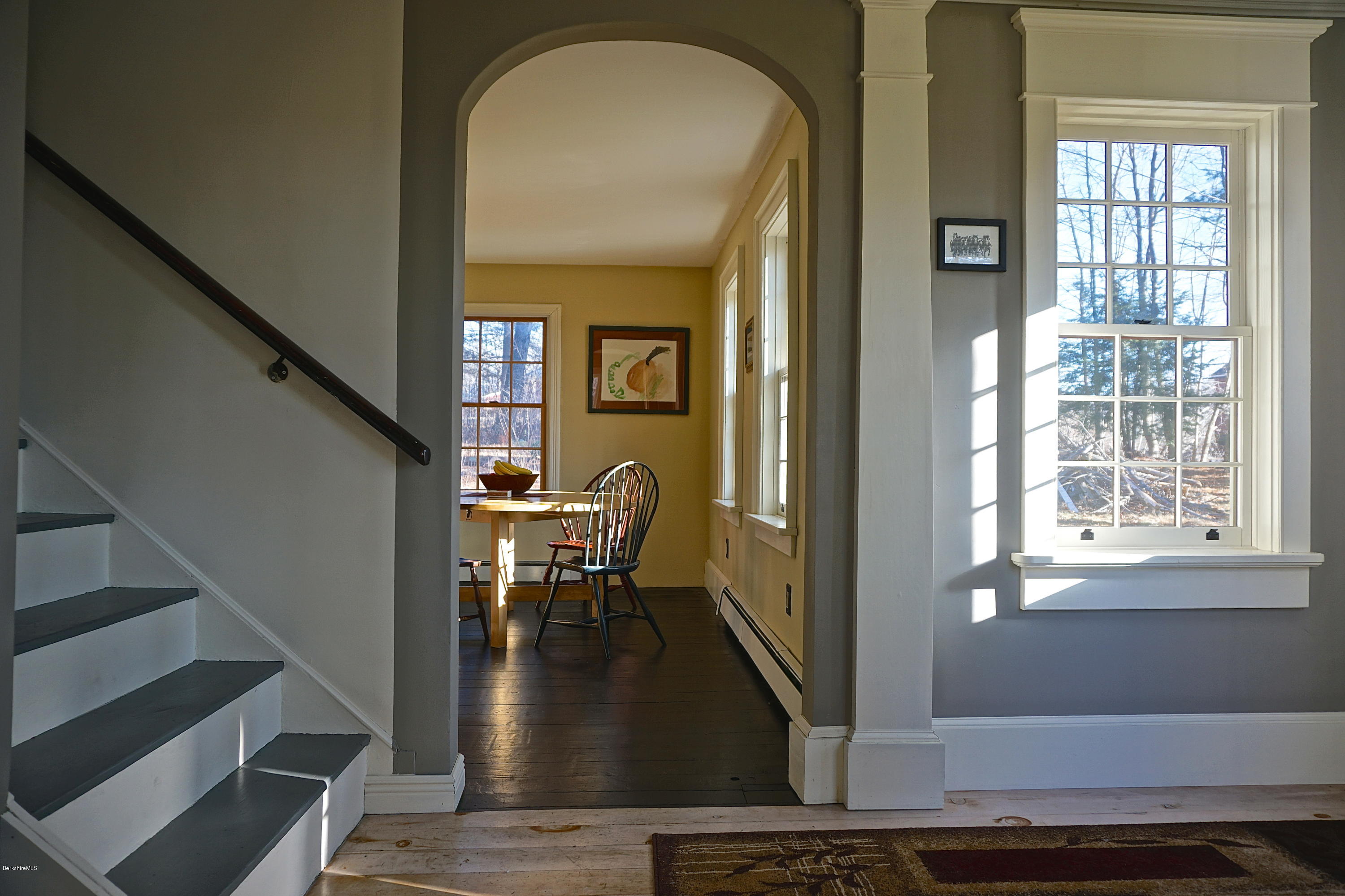 405 Main Road Monterey, MA 01245 - Photo 3 of 26 a view of a livingroom with furniture and hardwood floor