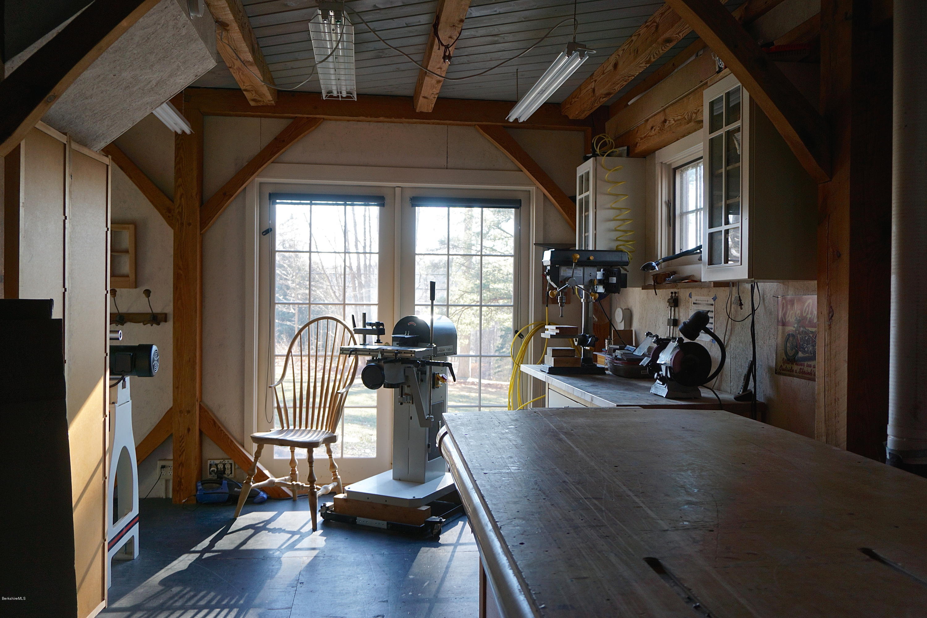 405 Main Road Monterey, MA 01245 - Photo 21 of 26 a view of a room with gym equipment