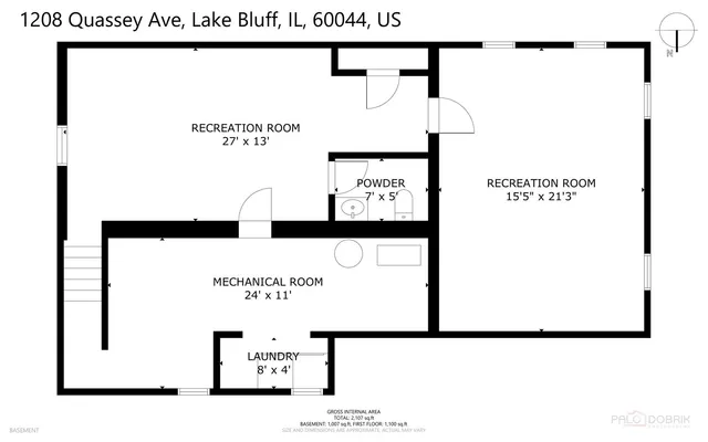 $399,000 | 1208 Quassey Avenue, Lake Bluff, IL 60044