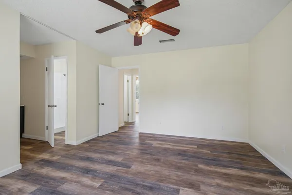 wooden floor in an empty room