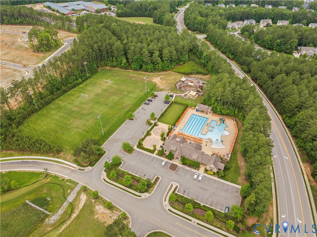 8200 Timberstone Drive Chesterfield, VA 23832 - Photo 42 of 42 an aerial view of a house with a garden