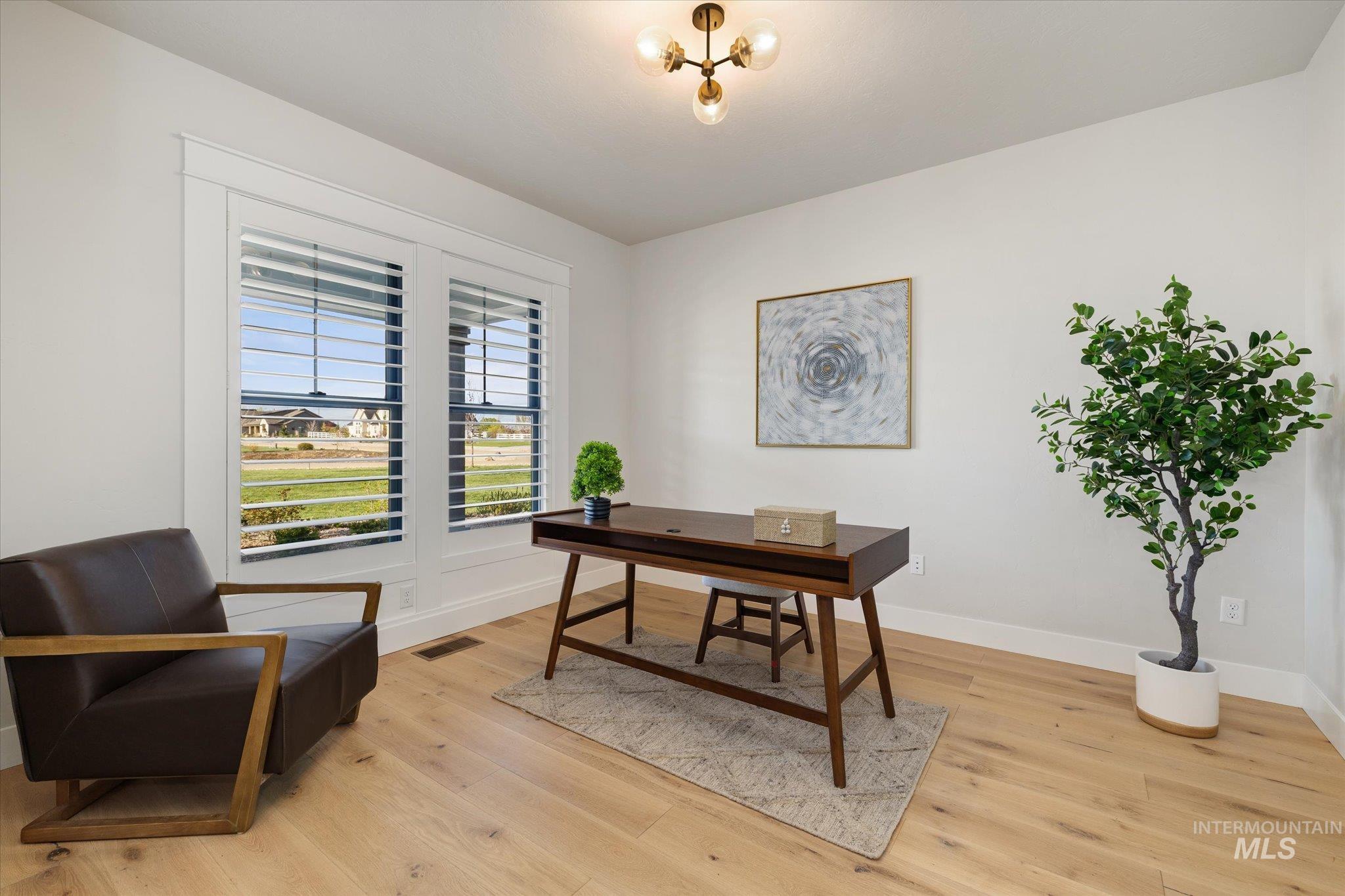 14857 Elk Spg Street Caldwell, ID 83607 - Photo 19 of 40 Office space featuring baseboards and light wood finished floors