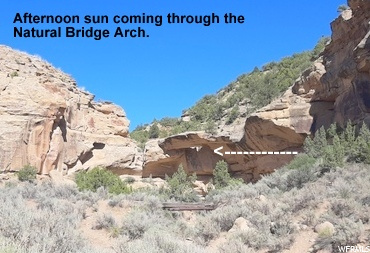 271 Thompson Cyn Road Green River, UT 84525 - Photo 22 of 26 Natural Bridges Arch just before the Indian writing.