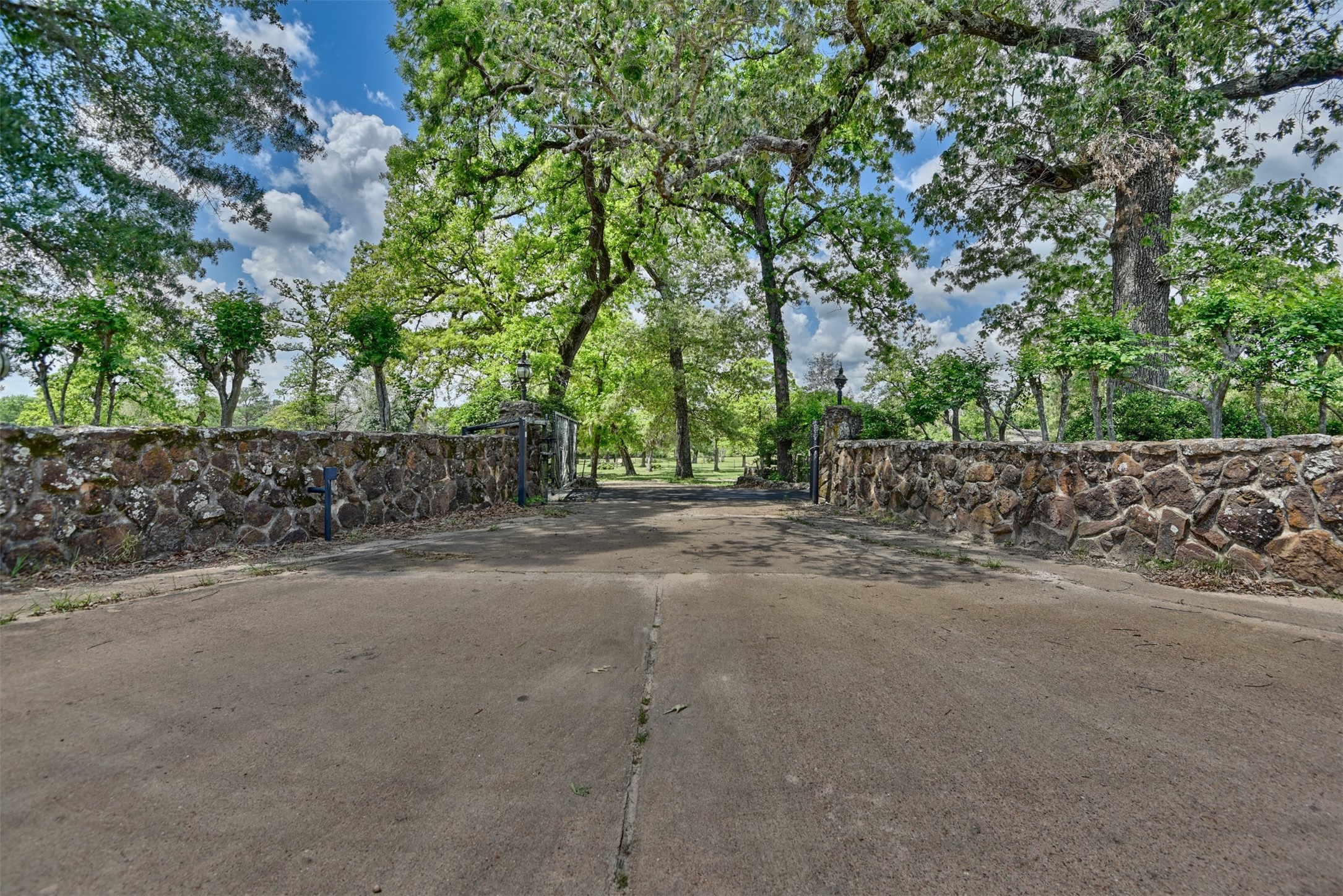 32023 Courtney Road Navasota, TX 77868 - Photo 17 of 37 a wooden bench with view of trees