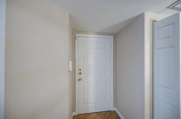 a view of a garage