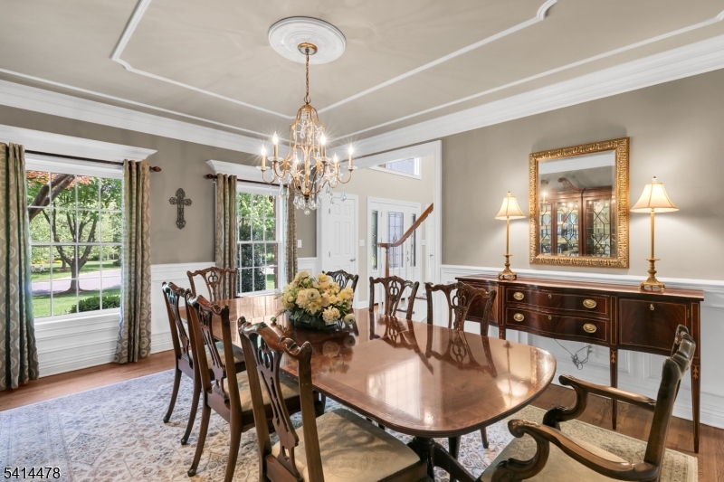 33 St Nickolas Way Bernards, NJ 07920 - Photo 18 of 50 a view of a dining room with furniture window and outside view