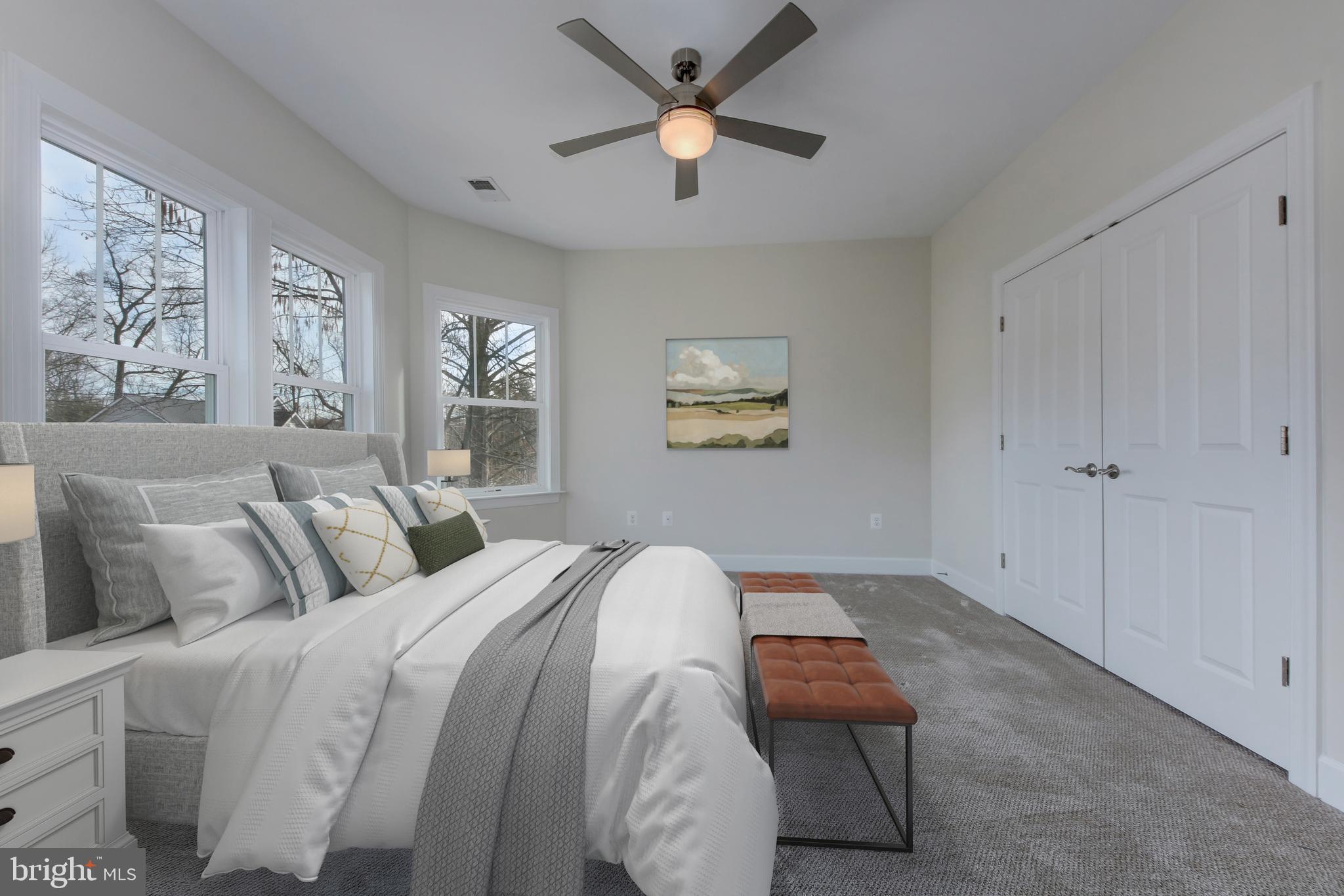 2002 Griffith Road Falls Church, VA 22043 - Photo 25 of 62 Third bedroom on upper level (virtually staged)