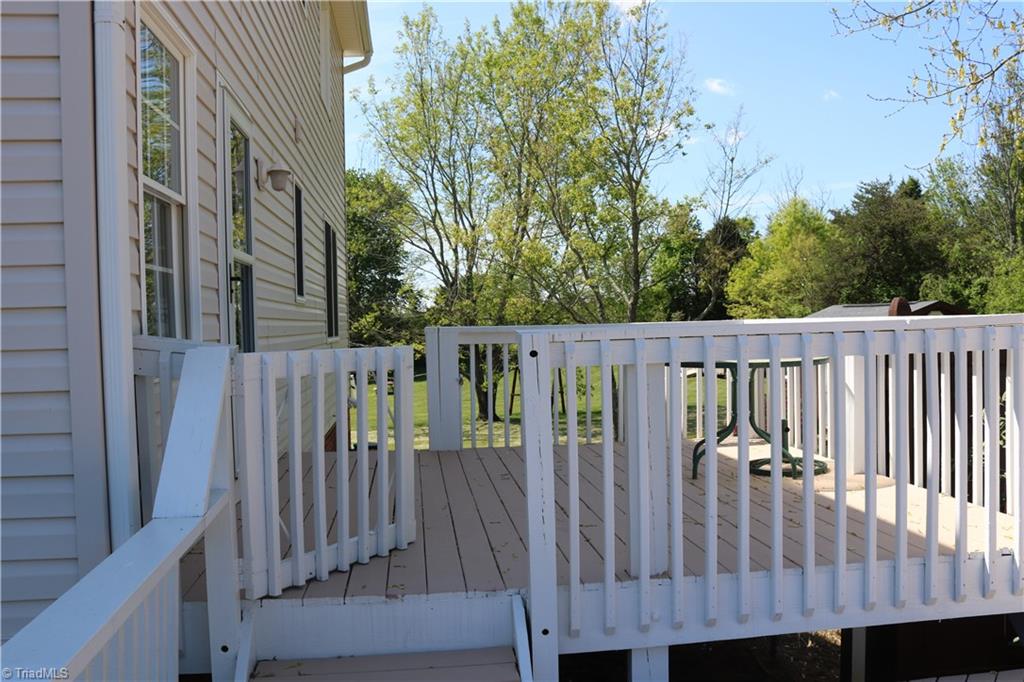2629 Celeste Road Walkertown, NC 27051 - Photo 19 of 23 Deck is gated for pool safety.
