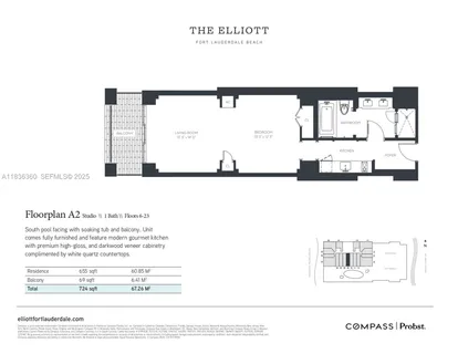 $612,900 | 551 North Fort Lauderdale Beach Boulevard, Unit R1909, Fort Lauderdale, FL 33304