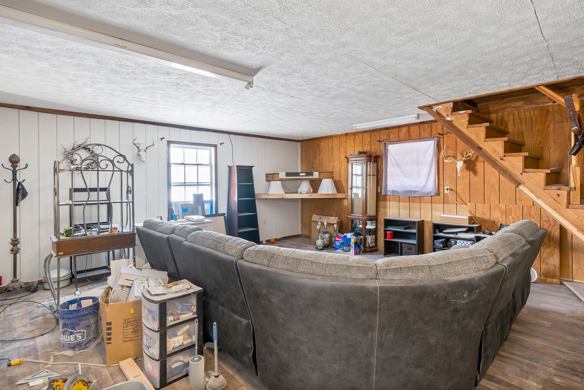 126 Flowers Road Crofton, KY 42217 - Photo 34 of 41 a living room with fireplace furniture and a large window