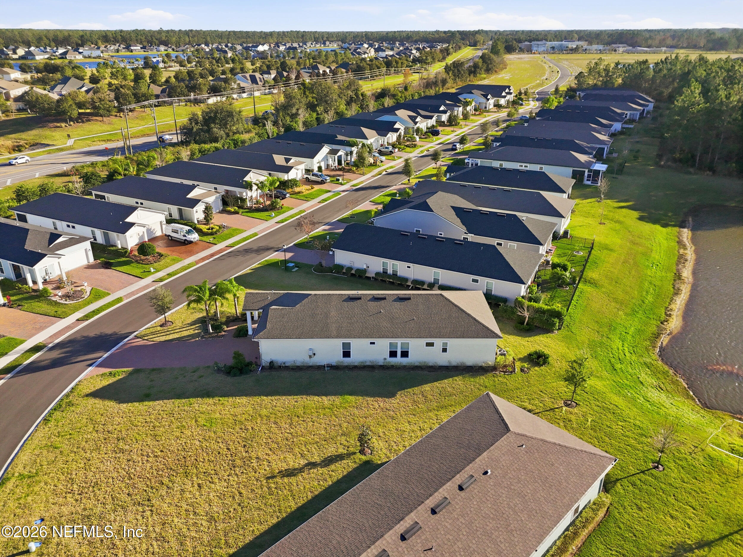 996 Rustic Mill Drive St. Augustine, FL 32092 - Photo 38 of 53 an aerial view of a house with a ocean view
