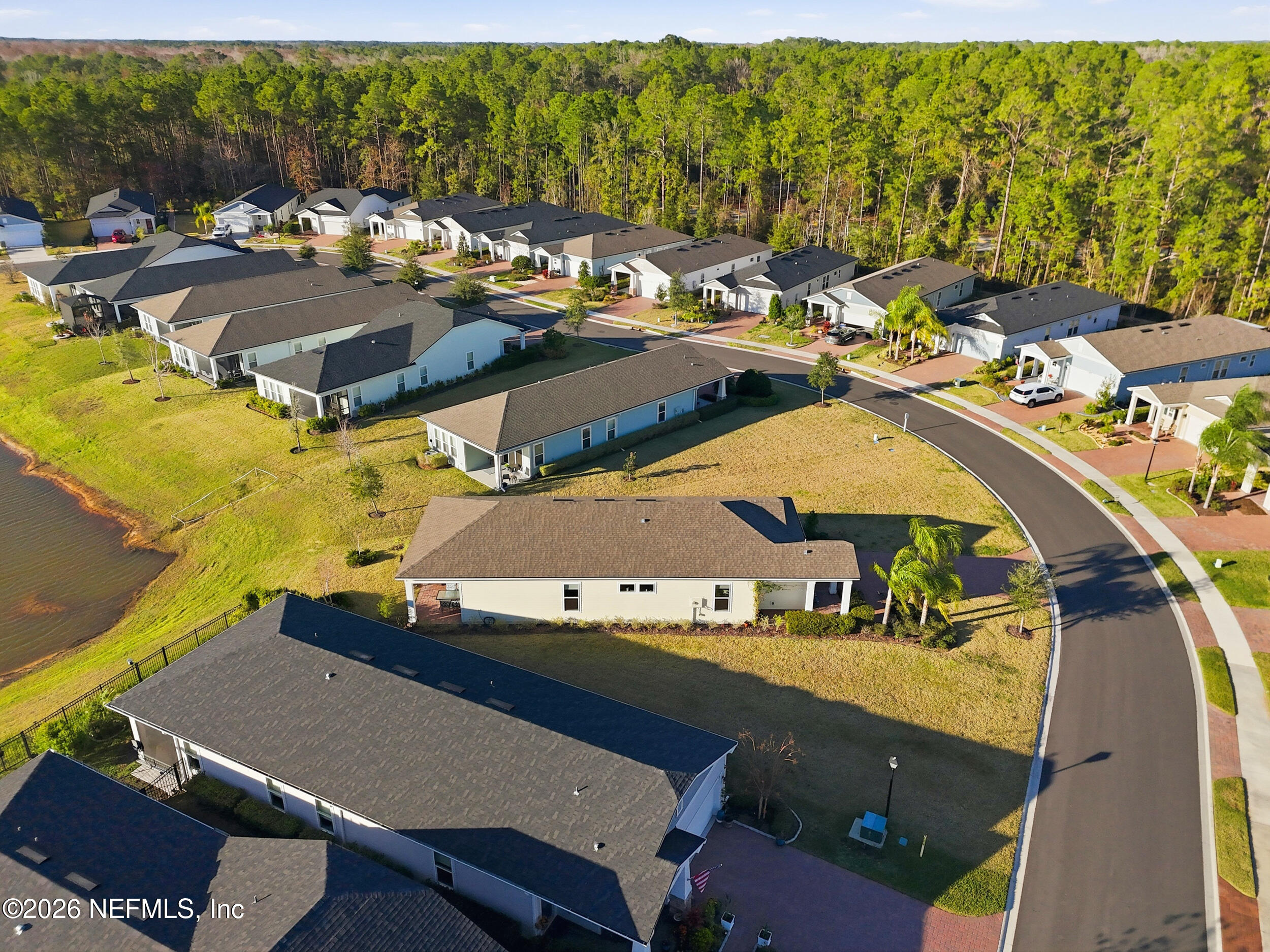 996 Rustic Mill Drive St. Augustine, FL 32092 - Photo 40 of 53 an aerial view of a house with a swimming pool